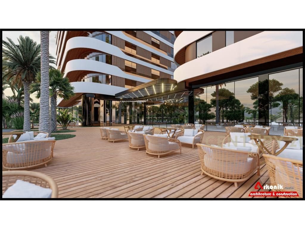 1+1 Apartment for Sale, Frontline with Sea View