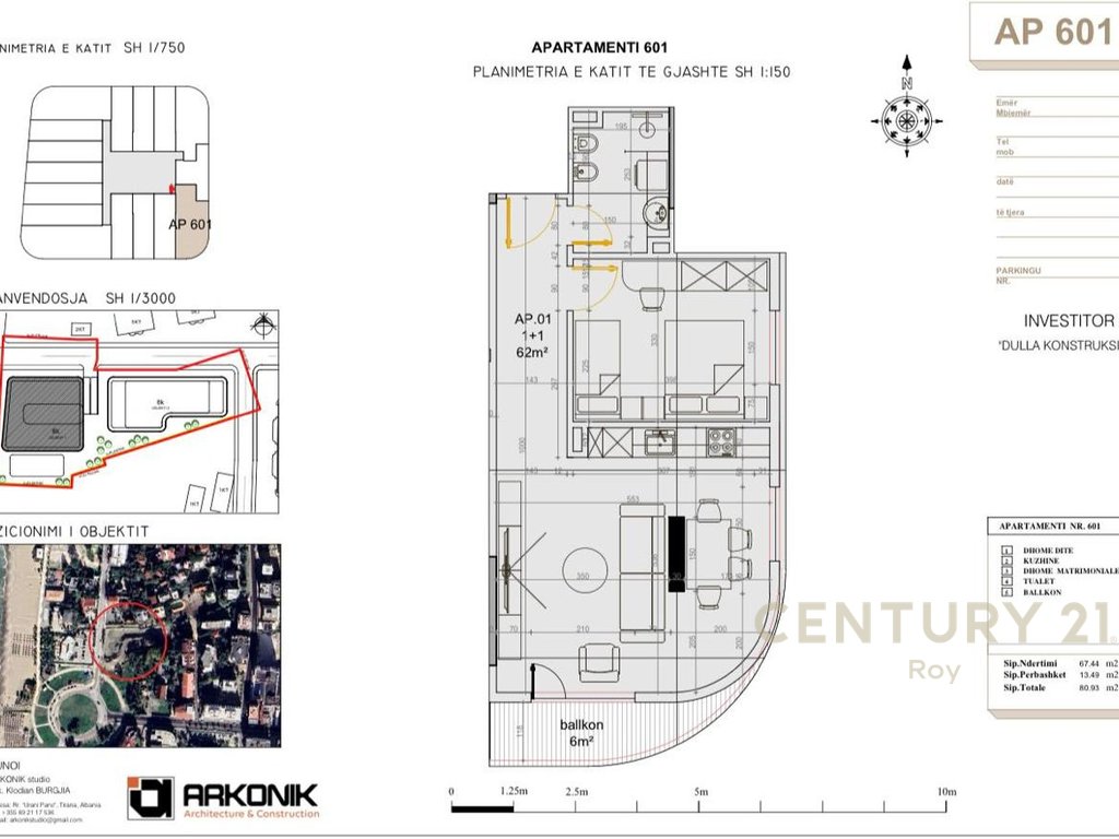 1+1 Apartment for Sale, Frontline with Sea View