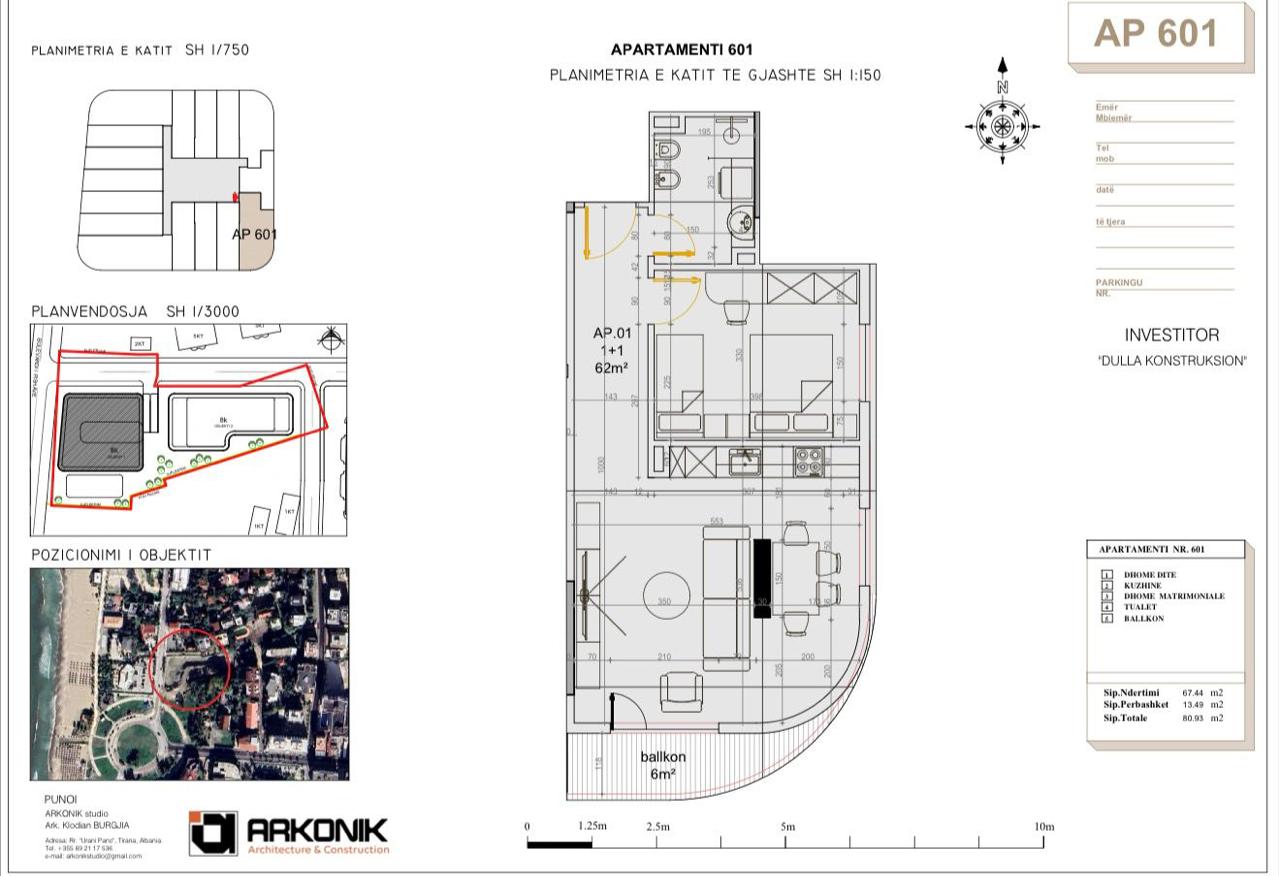 1+1 Apartment for Sale, Frontline with Sea View