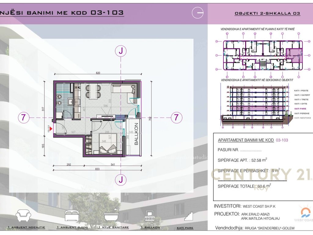 1+1 Apartment for Sale in the ''West Coast 2'' Residence near the Soft Pine Trees. Possibility of Payment in Installments