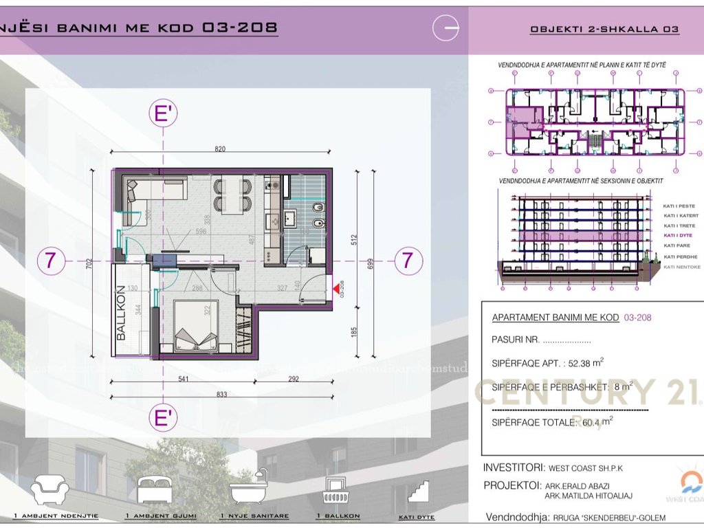 1+1 Apartment for Sale in the ''West Coast 2'' Residence near the Soft Pine Trees. Possibility of Payment in Installments