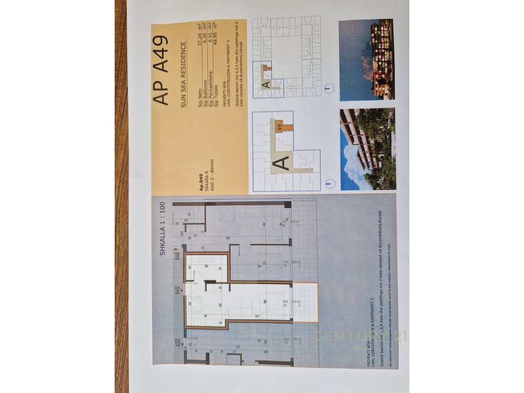 Studio Apartment for Sale in Golem. New Construction, Location near the Sea. Installment Payment Option Available