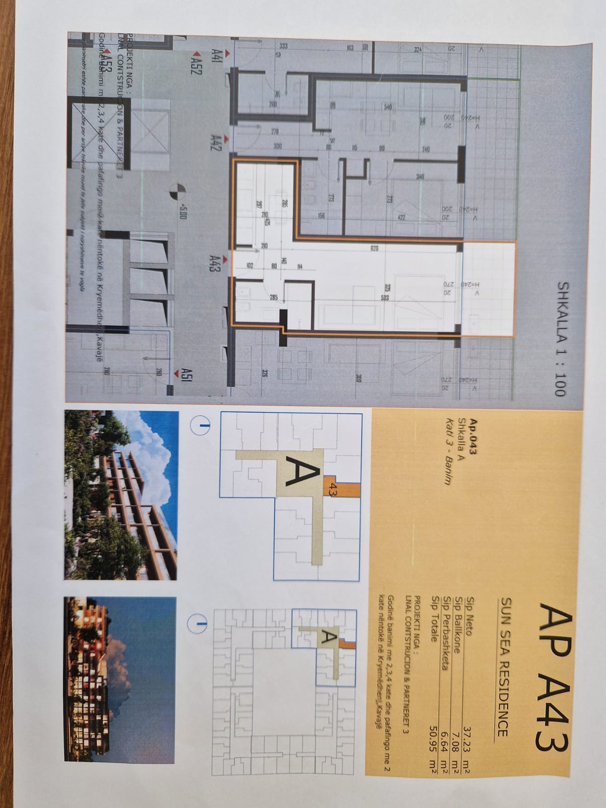 Studio Apartment for Sale in Golem. New Construction, Location near the Sea. Installment Payment Option Available