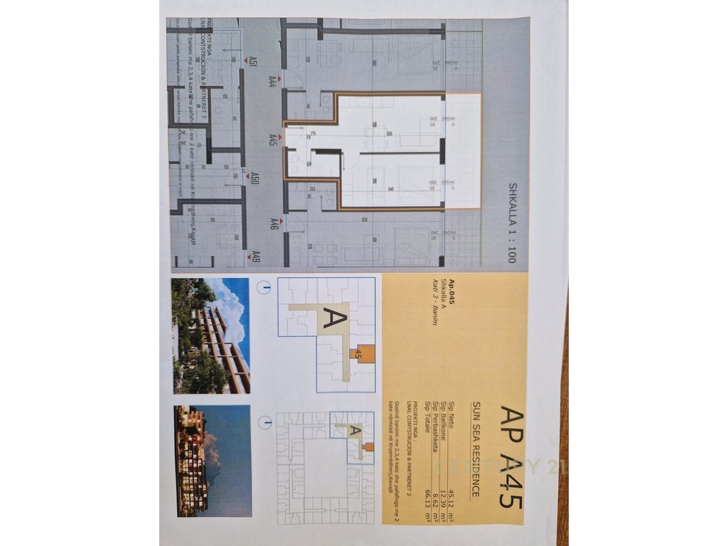 Apartment 1+1 for Sale in Golem. New Construction, Location Close to the Sea. Possibility of Payment in Installments
