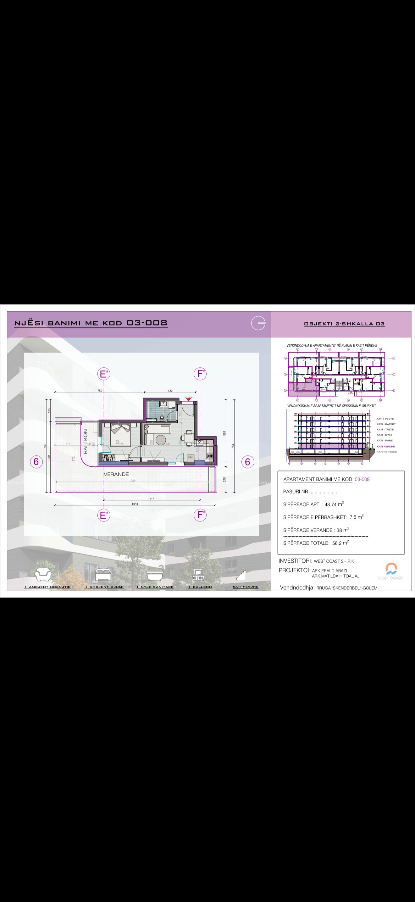 Apartment 1+1 with Veranda for Sale in the Residence 'West Coast 2' near Soft Pools. Installment Payment Option Available