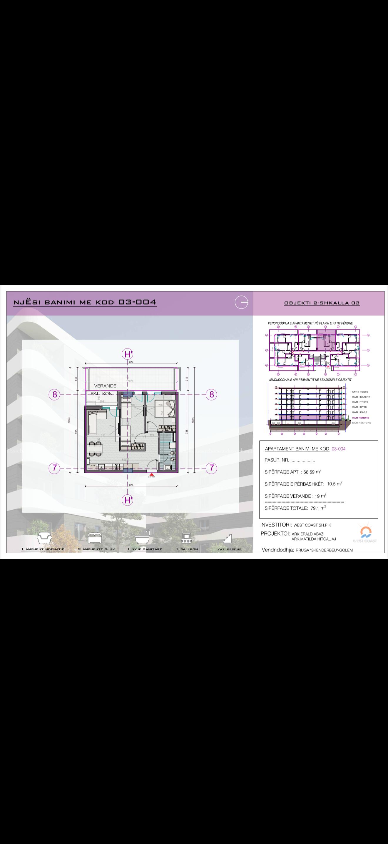 For Sale 2+1 Apartment with Veranda in the Residence ''West Coast 2'' near Soft Pools. Payment Possibility in Installments