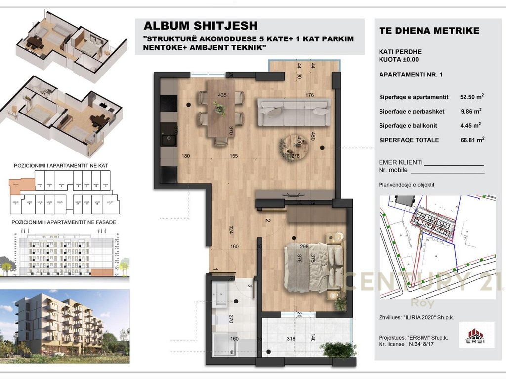 Exclusive. Studio Apartment for Sale at Mali i Robit, Payment Possibility in Installments