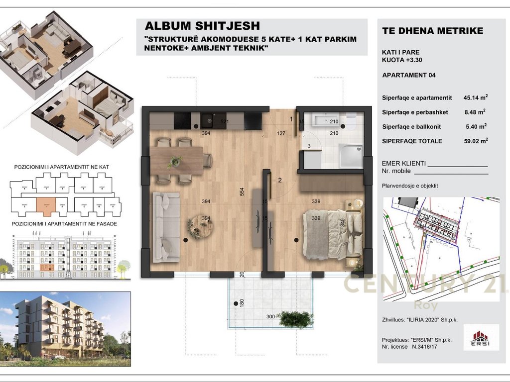 Exclusive. Studio Apartment for Sale at Mali i Robit, Payment Possibility in Installments