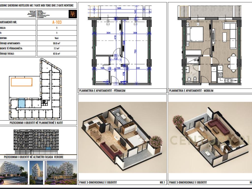 Apartment 1+1 for Sale. Installment Payment Option Available