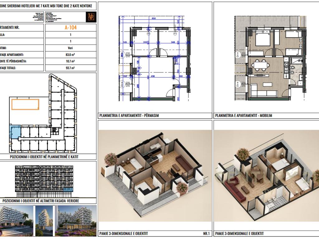 Apartment 2+1 for Sale. Payment Possibility in Installments
