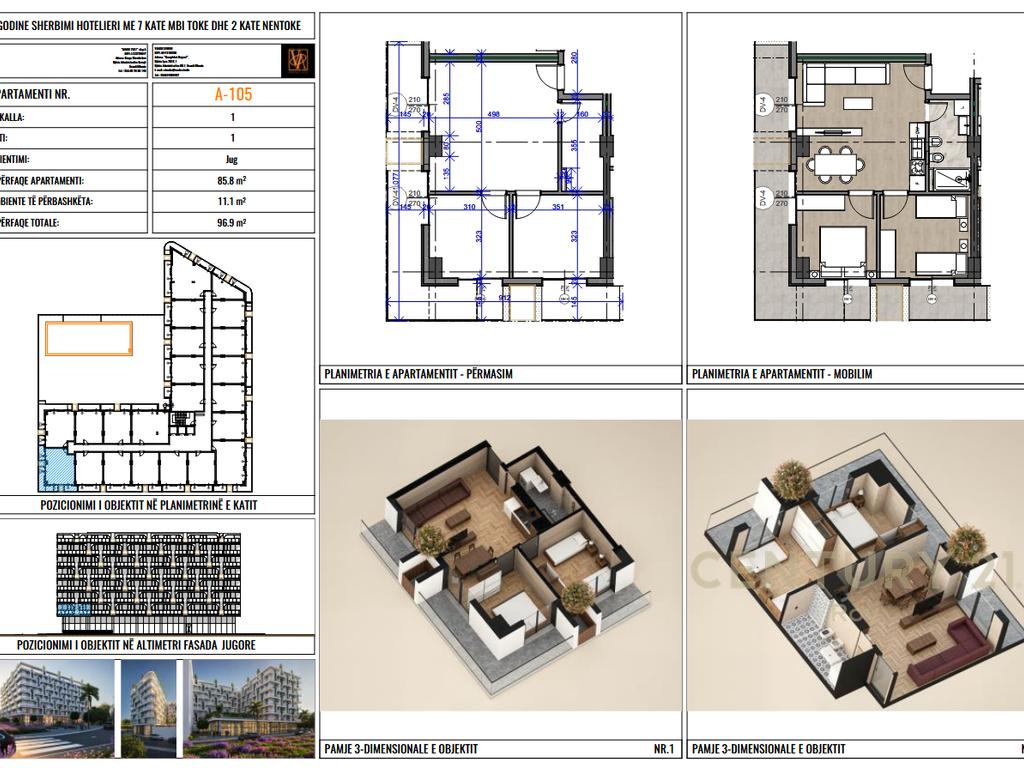 Apartment 2+1 for Sale. Payment Possibility in Installments