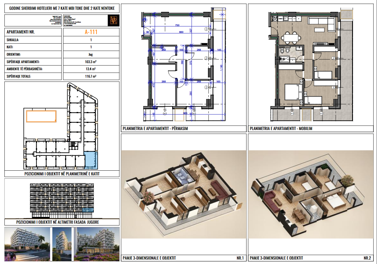 Apartment 3+1 for Sale. Payment Option with Installments