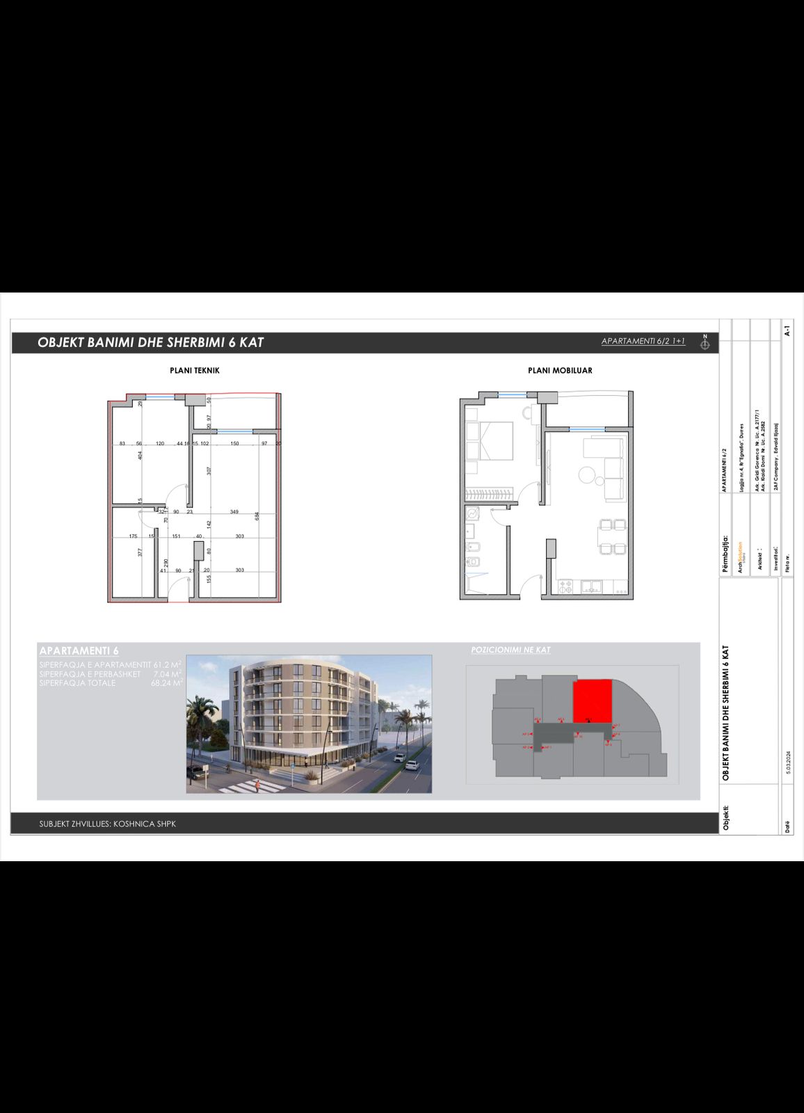Apartment 1+1 for Sale in Golem, Second Line to the Sea