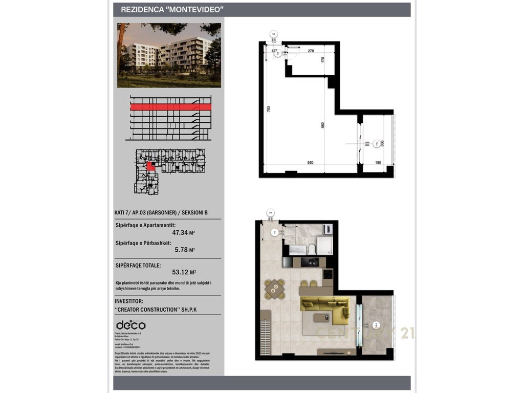 Lawn for Sale in Mali i Robit, Durres - eur132,800 | 53.12 m2