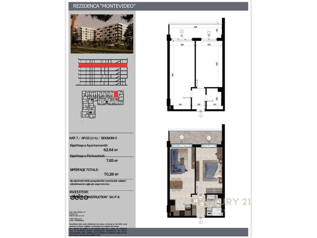 Lawn for Sale in Mali i Robit, Durres - eur132,800 | 53.12 m2