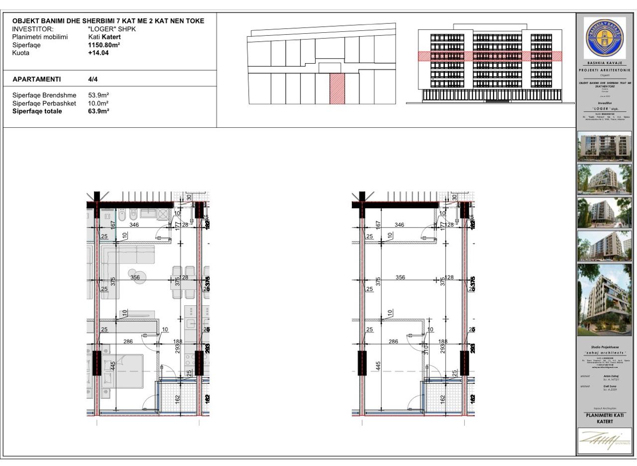 For Sale 2+1+2B Apartment in New Construction 'Loger Paradise', Installment Payment Option