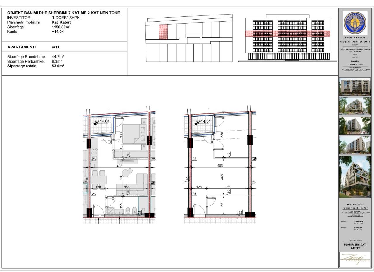 For Sale 2+1+2B Apartment in New Construction 'Loger Paradise', Installment Payment Option