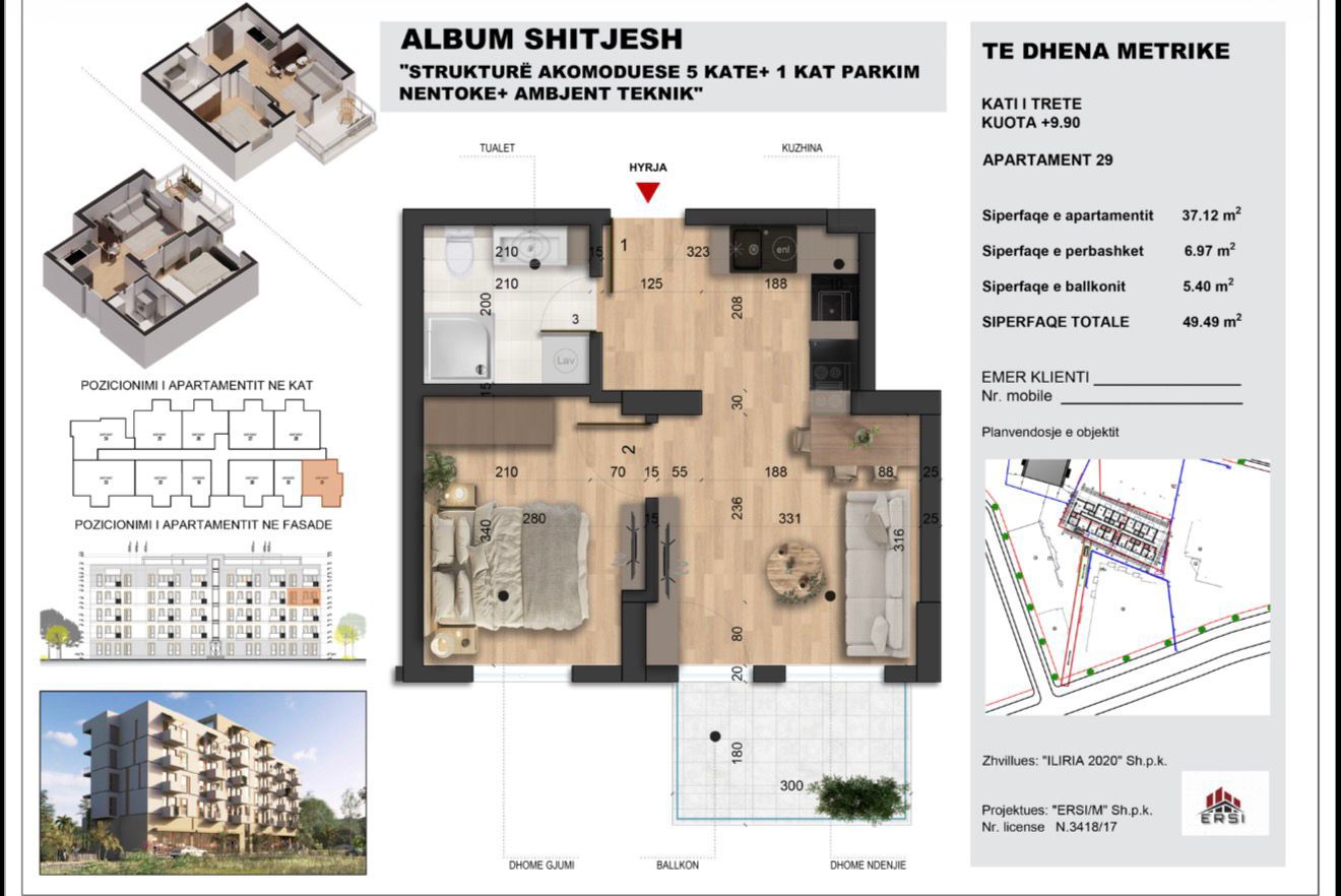 Exclusive. Apartments for Sale in Mali e Robit