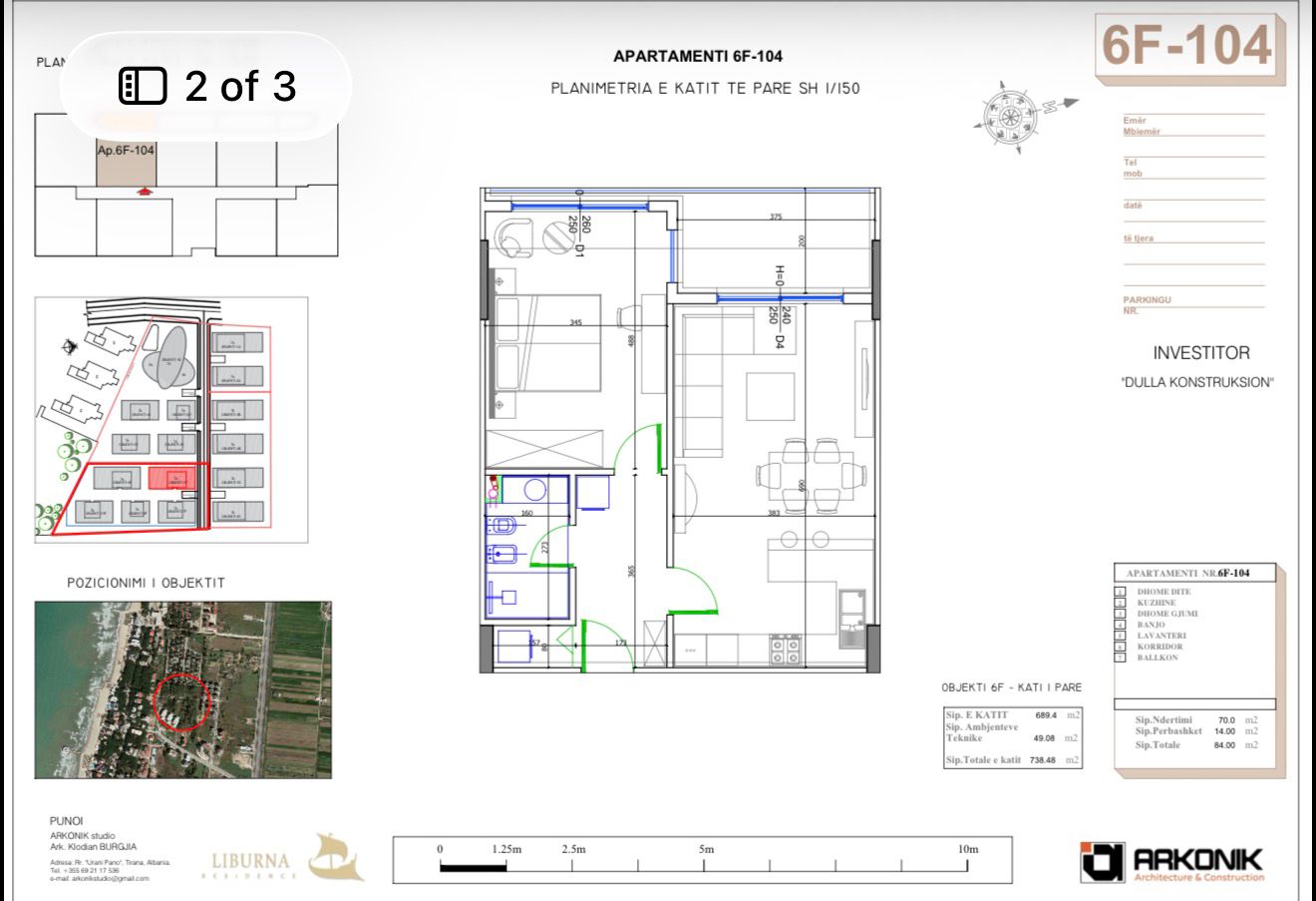 Apartment 1+1 for Sale in "Liburna Residence"