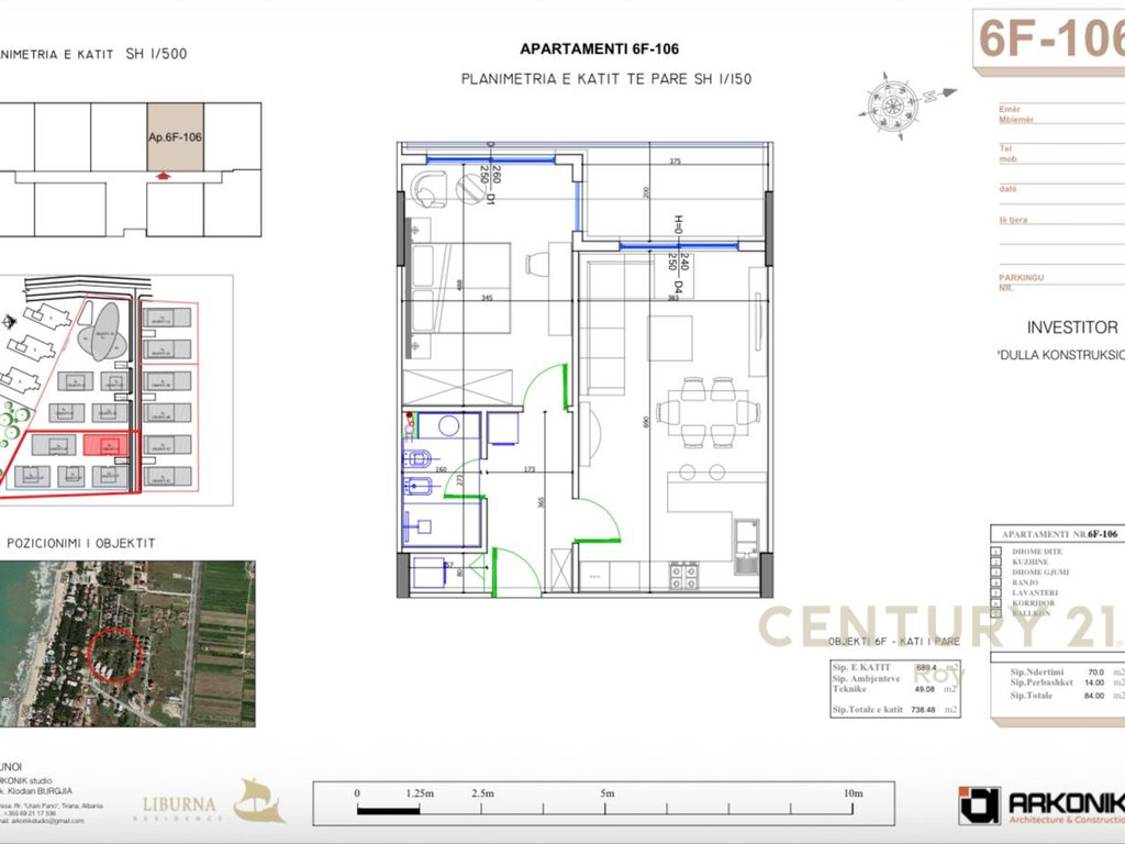 Apartment 1+1 for Sale in "Liburna Residence"