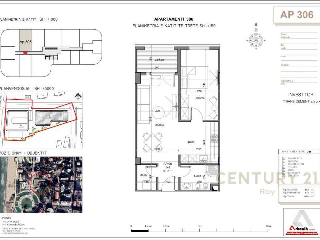 Apartment 1+1+Walk-In Closet for Sale in Golem, New Building Only 20 Meters from the Beach