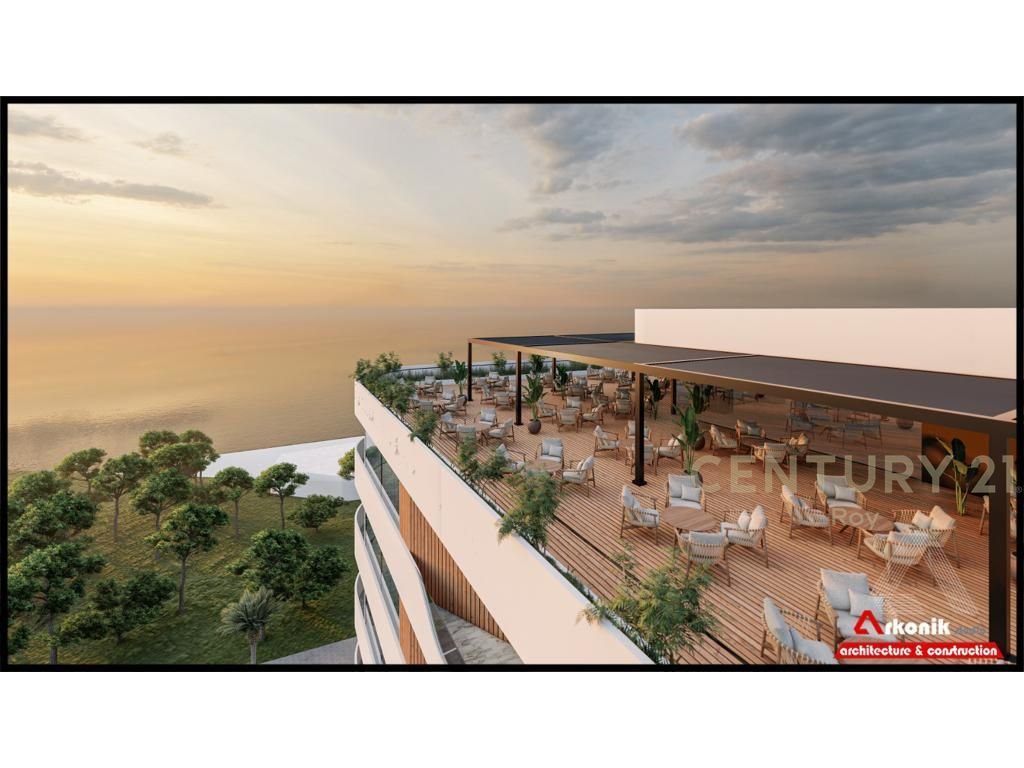 Apartment 1+1 for Sale in Golem, New Building Only 20 Meters from the Beach