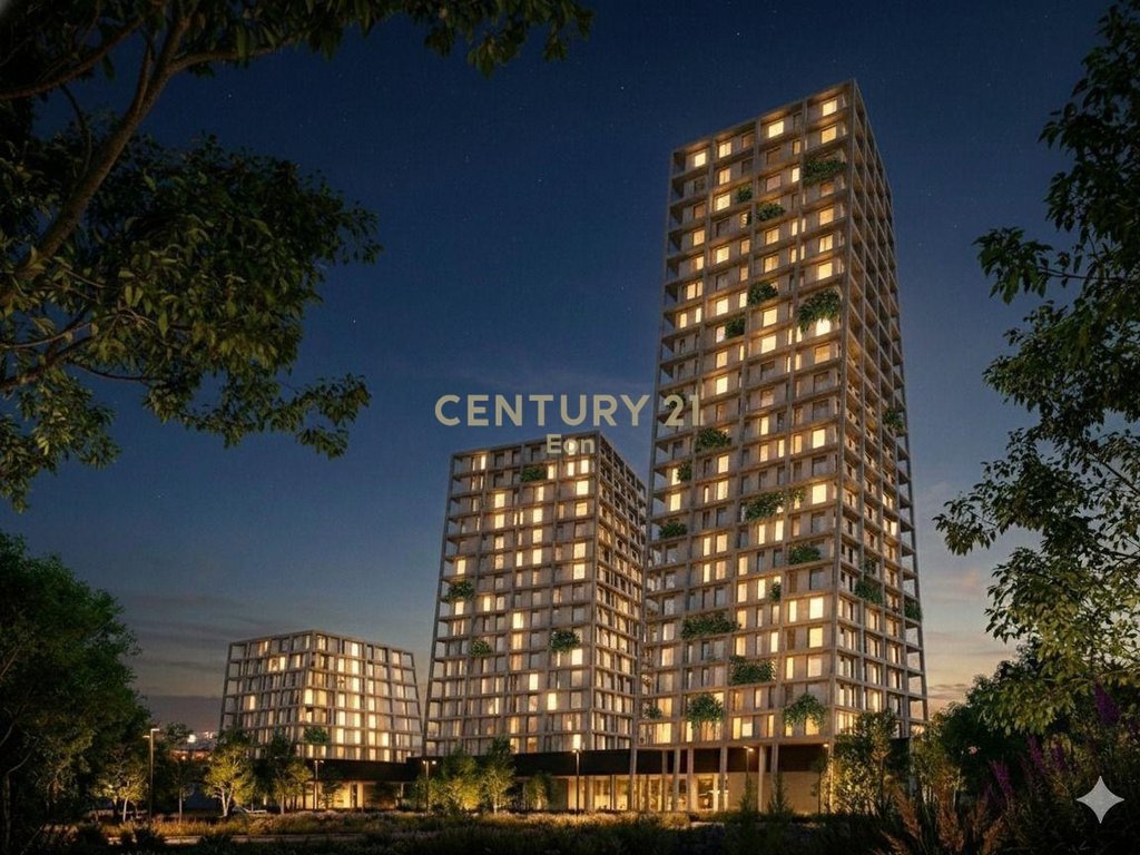 Apartment 1+1 for Sale at "Desla Tower" Beach, Durres