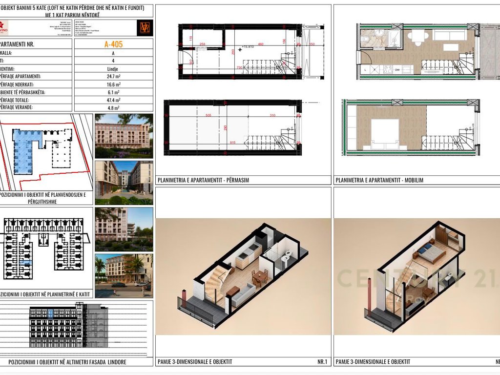 Duplex for Sale at "Middal Residence", Mali i Robit (3/8)