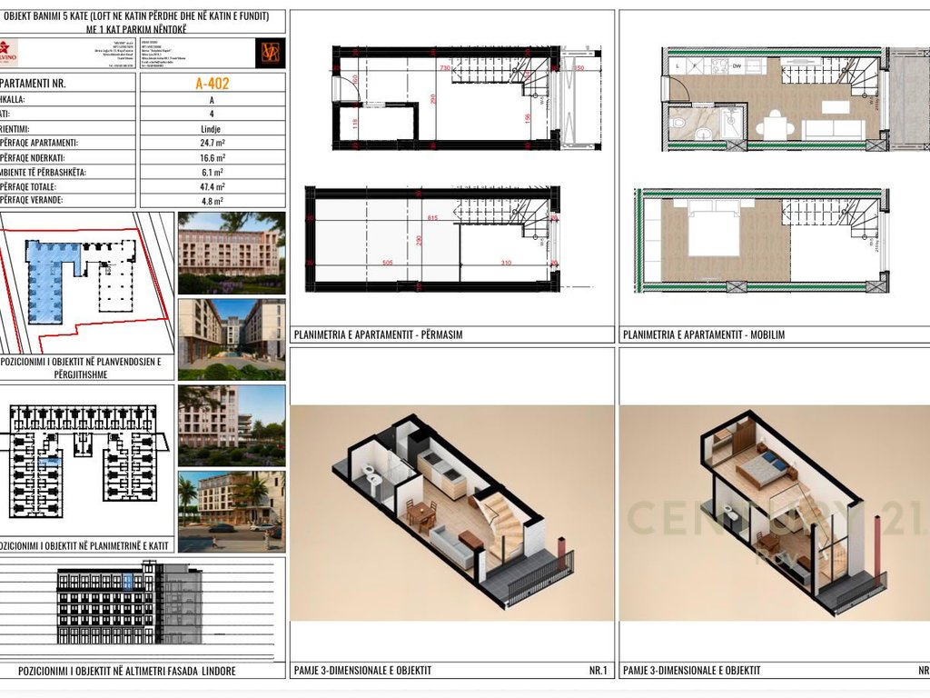 Duplex for Sale at "Middal Residence", Mali i Robit (4/8)