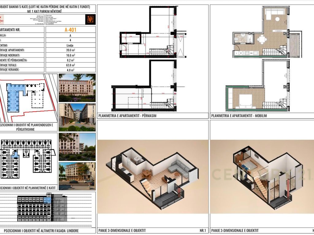 Duplex for Sale at "Middal Residence", Mali i Robit (4/8)
