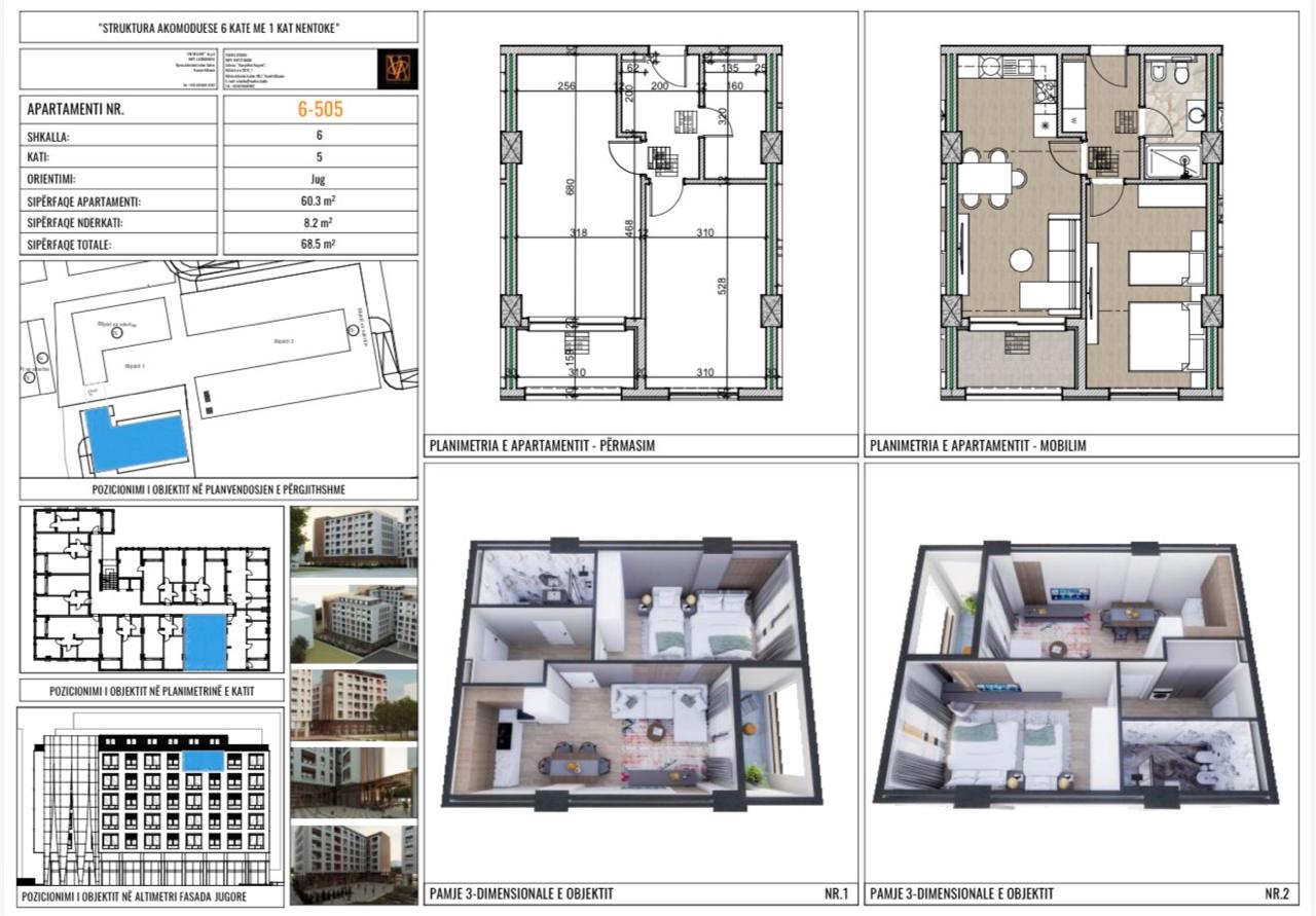 1+1 Apartment for Sale in Vm Residence, Golem