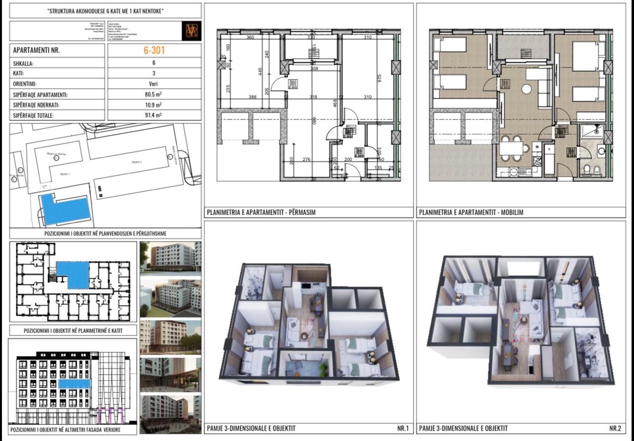 2+1 Apartment for Sale in Vm Residence, Golem