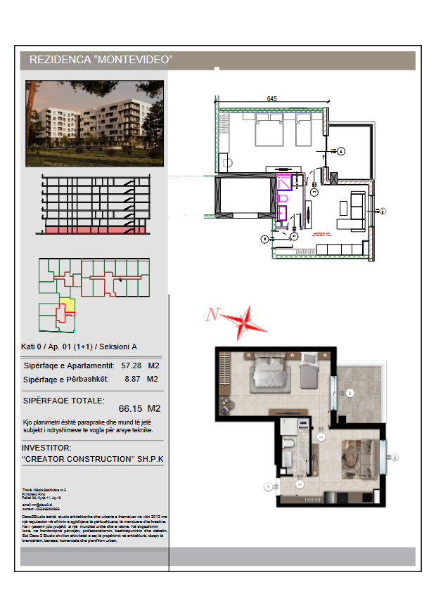 Apartment 1+1 in Montevideo Residence - 50 M from the Sea (20/20)
