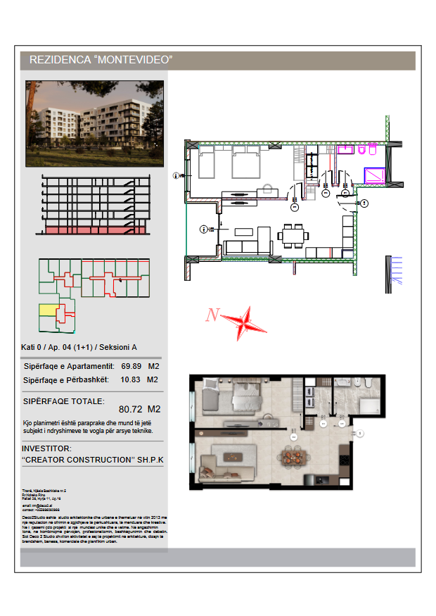 Apartment 1+1 in Montevideo Residence - 50 M from the Sea (20/20)