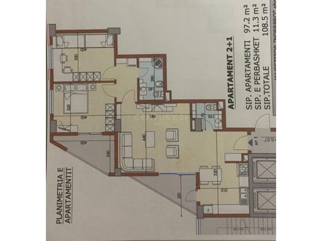 Modern 2+1+2 Apartment for Rent on Kosovareve Street!