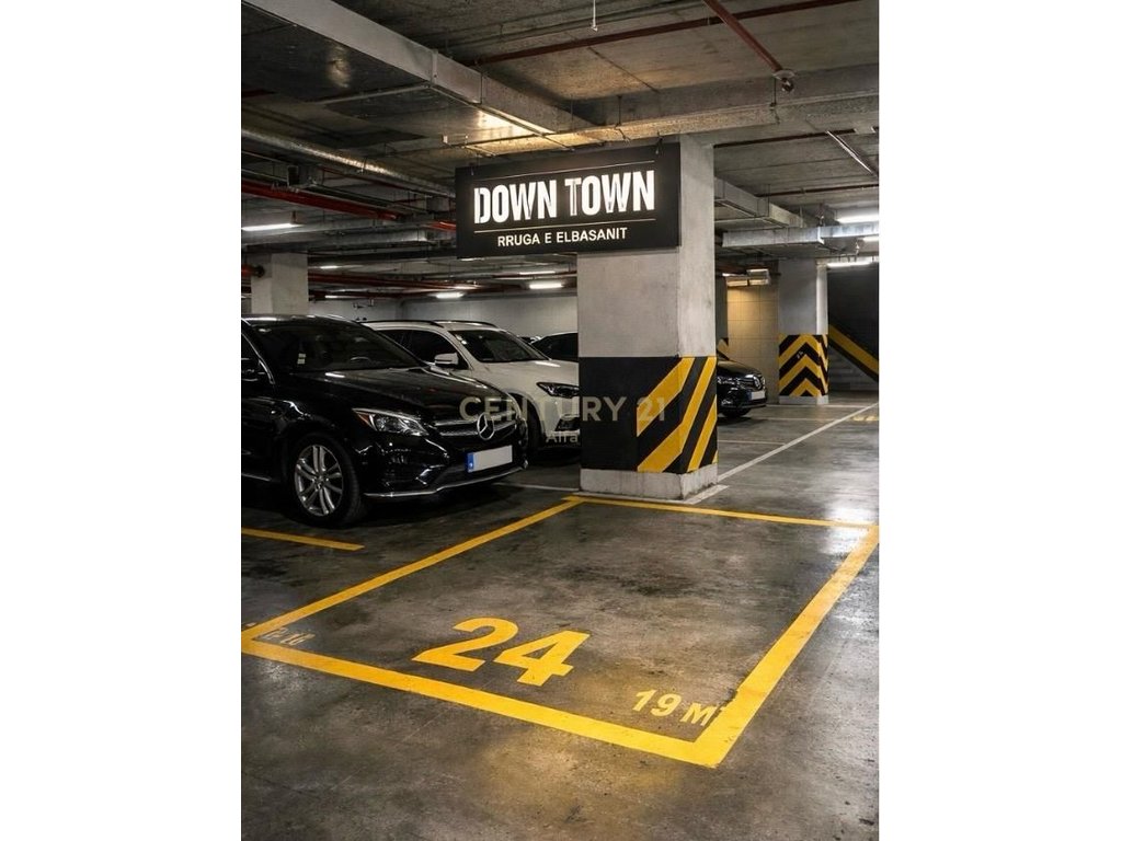 Parking spot for sale on floor -1 at Downtown, Elbasan Street!