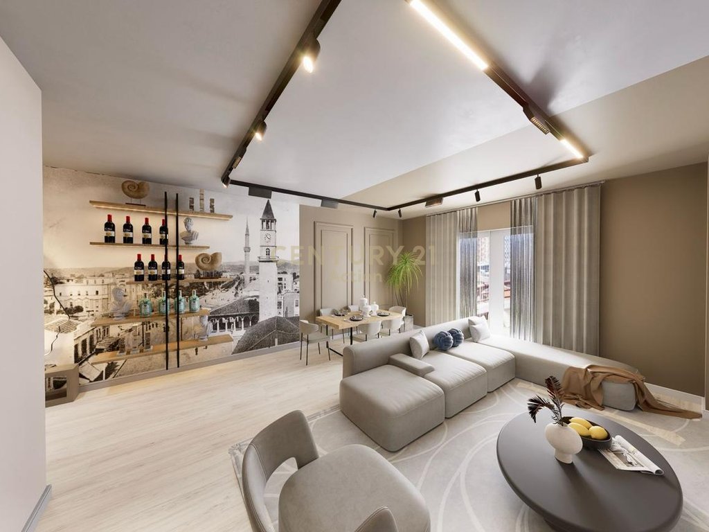 IN THE CENTER OF TIRANA, PREMIUM 3+1+2 APARTMENT FOR RENT!