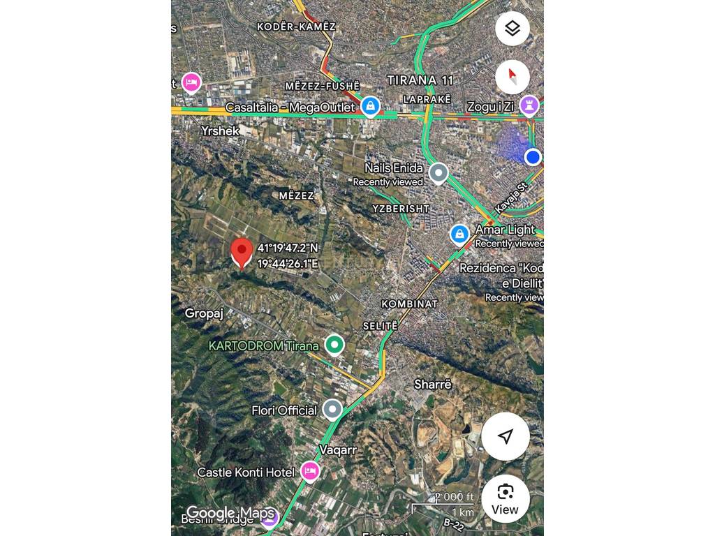 📍 Jepet me qira tokë 1000m² në Yzberisht, rruga “Vllazën Huta”.