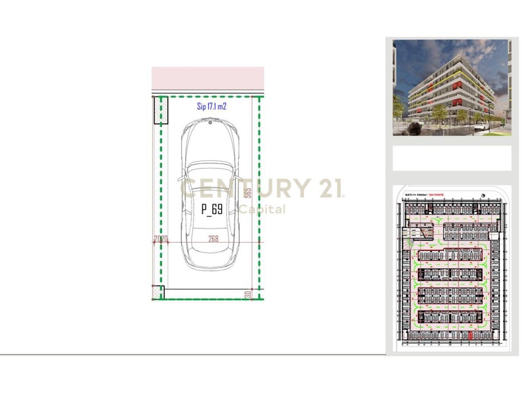 Parking Lot for Sale at Univers City, Tirana