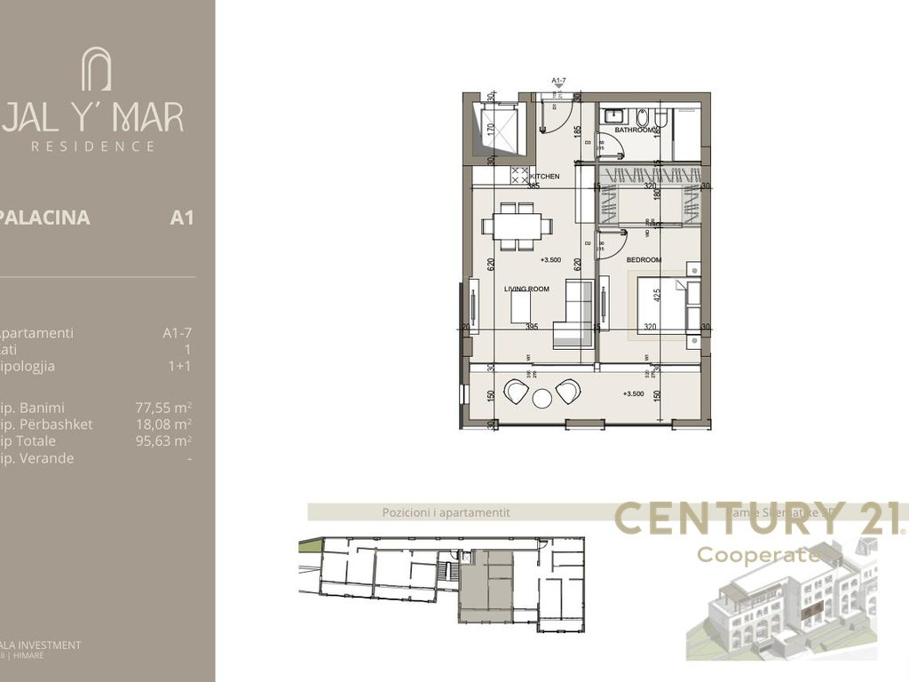 LAST APARTMENTS 1+1 IN THE JAL Y MAR RESIDENCE COMPLEX!