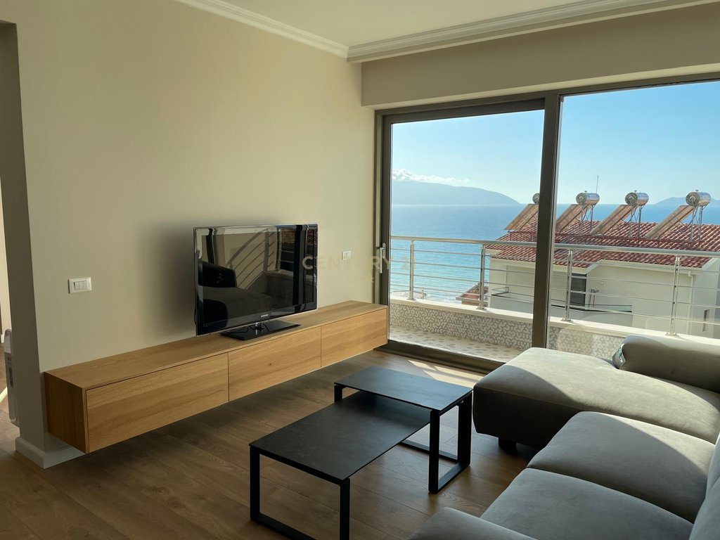 LUXURY APARTMENT 2+1+2 FOR RENT, TOTAL SEA VIEW IN COLD WATER, VLORA!