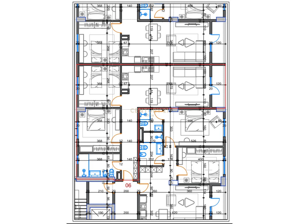 Apartment 2+1 for Sale in White Power Complex, Kamez Center, Tirana