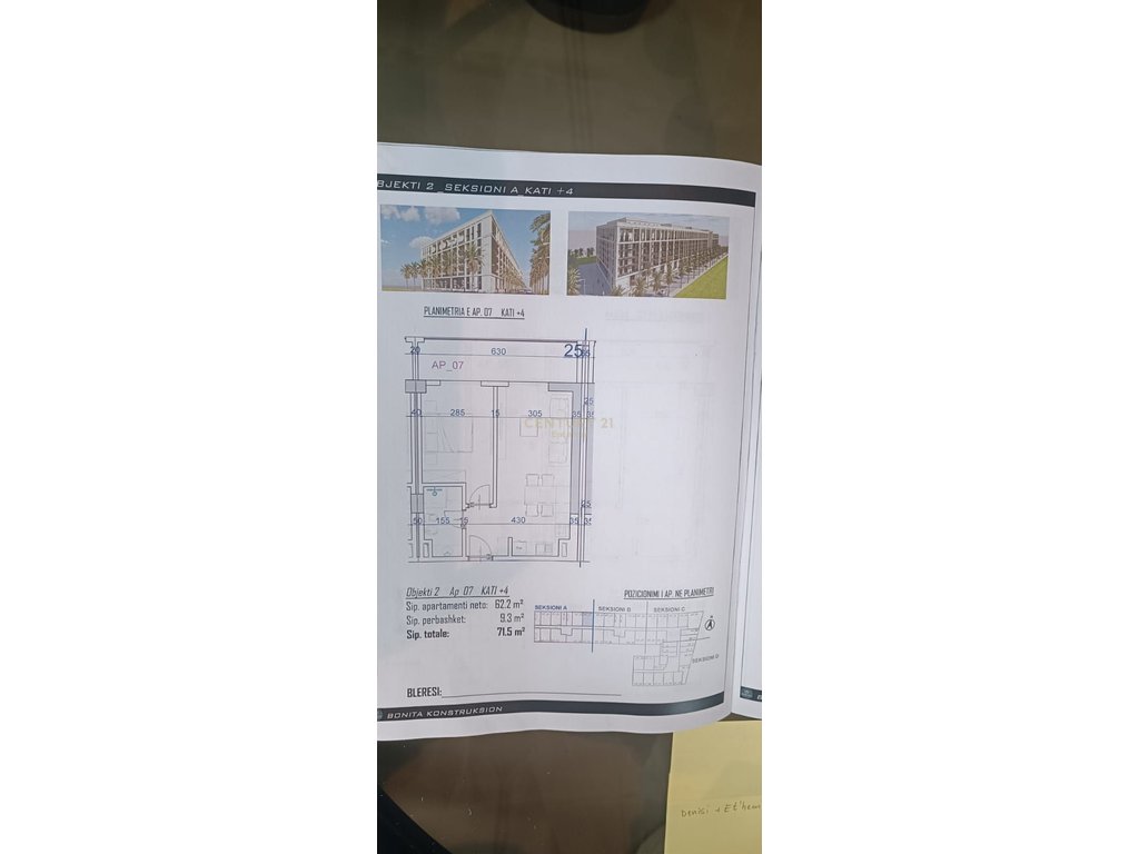 Apartment 1+1 for sale in the Golem area