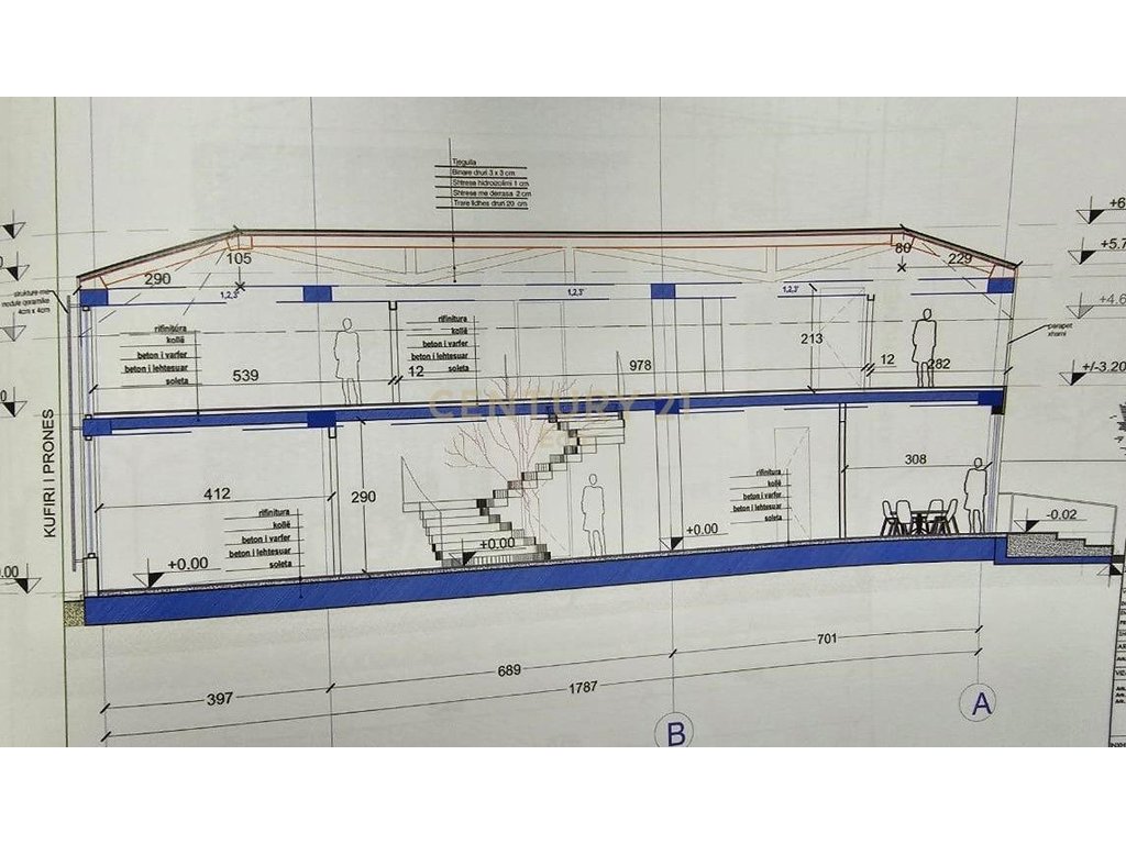 TRUALL 364m2 AND BUILDING 186m2 ON THE MAIN BOULEVARD IN DURRES WITH APPROVED BUILDING PERMIT FOR HOTEL!