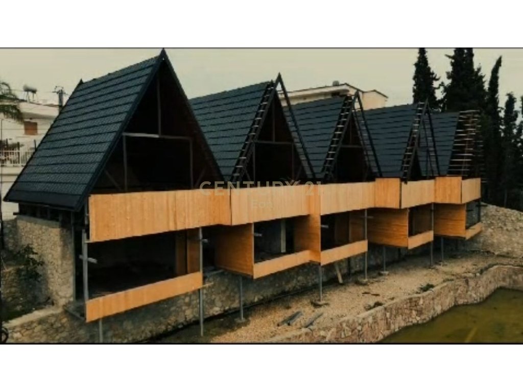 OPPORTUNITY, COMPLEX WITH 5 WOODEN VILLAS + LAND FOR SALE ARAPAJ, DURRES 250,000€