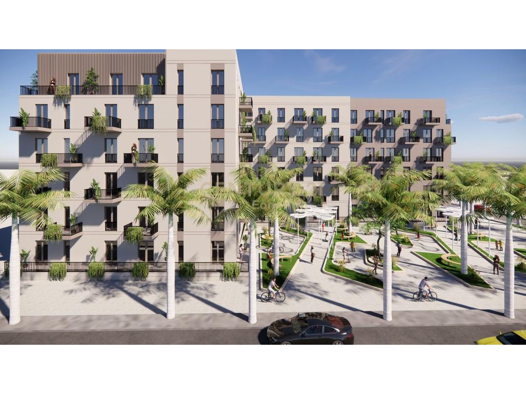 1+1 Apartment For Sale at Perla E Bregut Residence, Golem!
