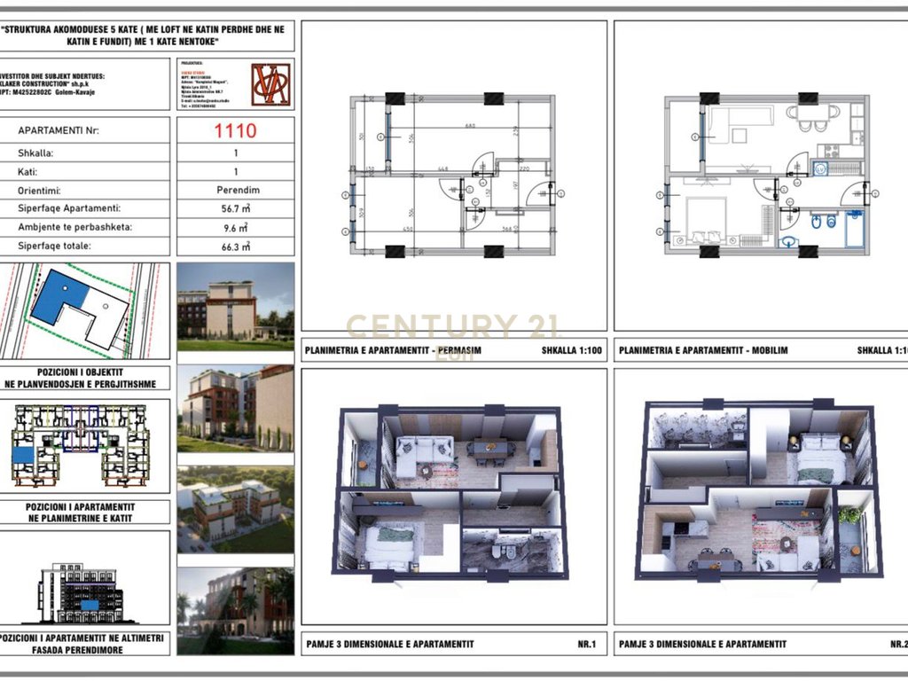 Hestia Residence, Golem! Payment Possibility in Installments! - APARTMENT 1+1 -