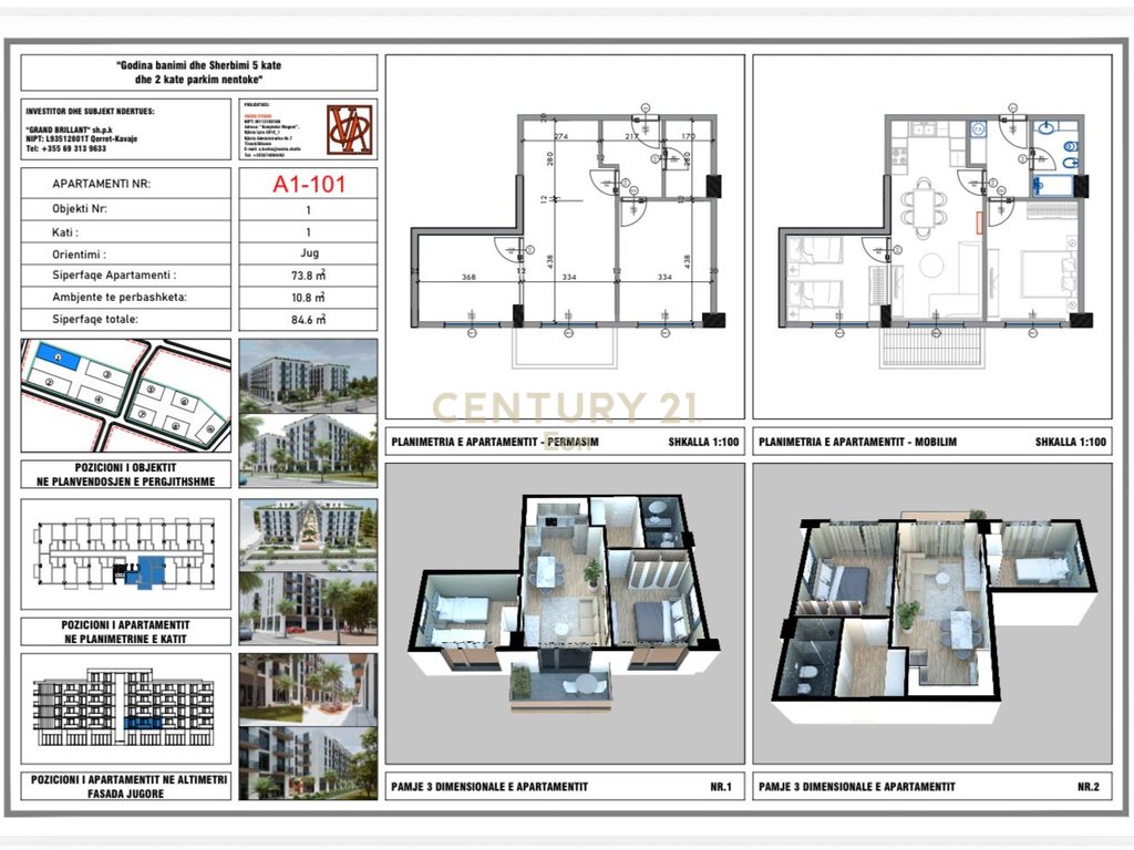 FOR SALE 2+1 APARTMENT IN QERRET IN THE PALM PARADISE RESIDENCE!