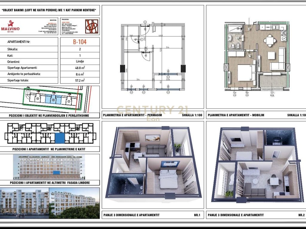 LA MER RESIDENCE IN GOLEM APARTMENT 1+1 FOR SALE!