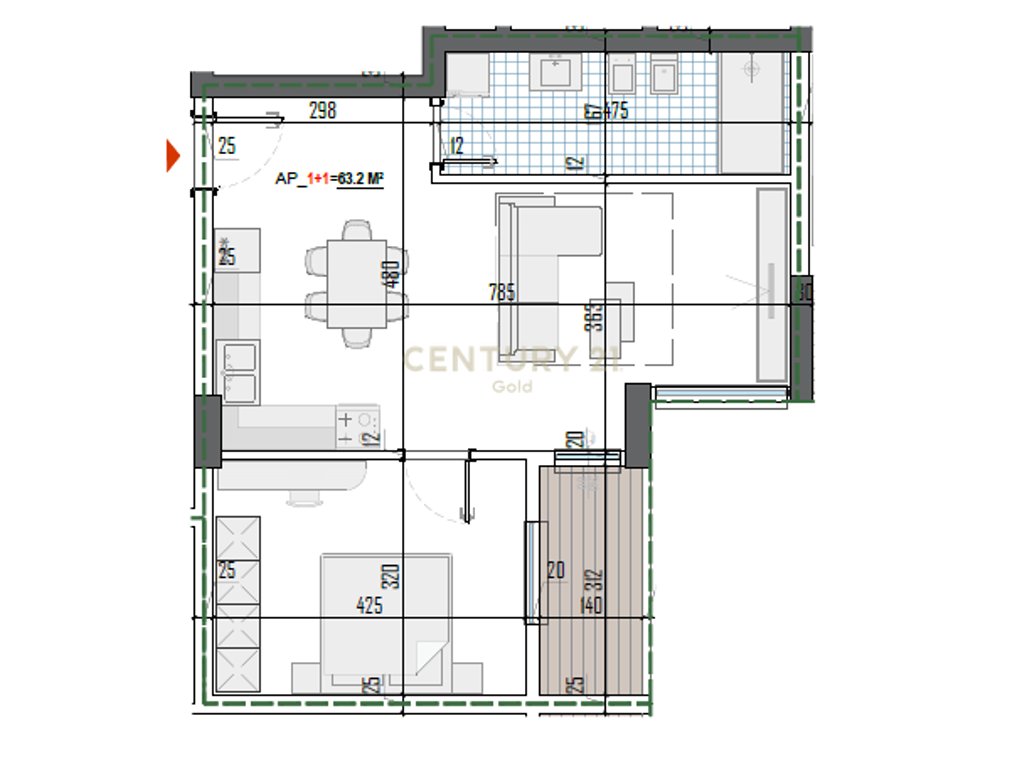 FOR SALE APARTMENT 1+1 AT TIRANA VIEW RESIDENCE IN PASKUQAN!